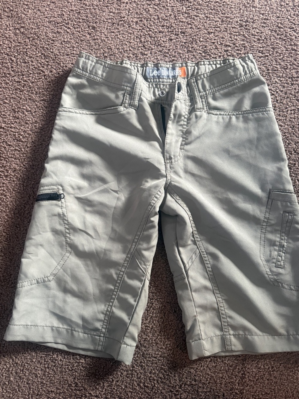 Kids Tan Cargo Shorts size 12 regular